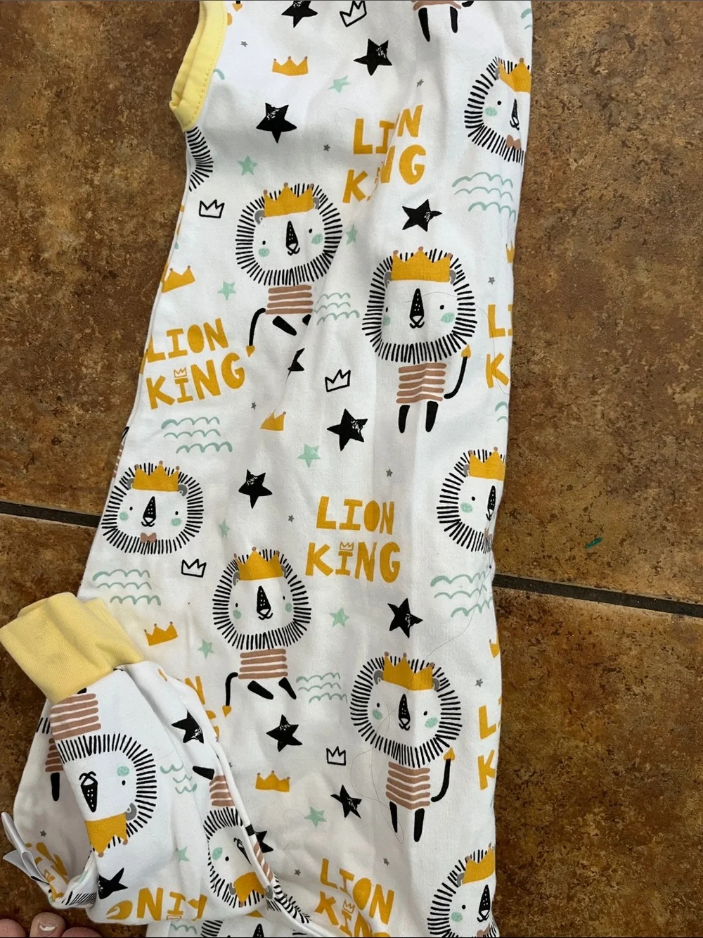 Furtom Lion King Sleeveless Sleepsack Romper Size M